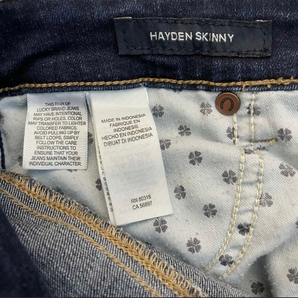 Lucky Brand Hayden Skinny Jeans Size 27 - Picture 5 of 5